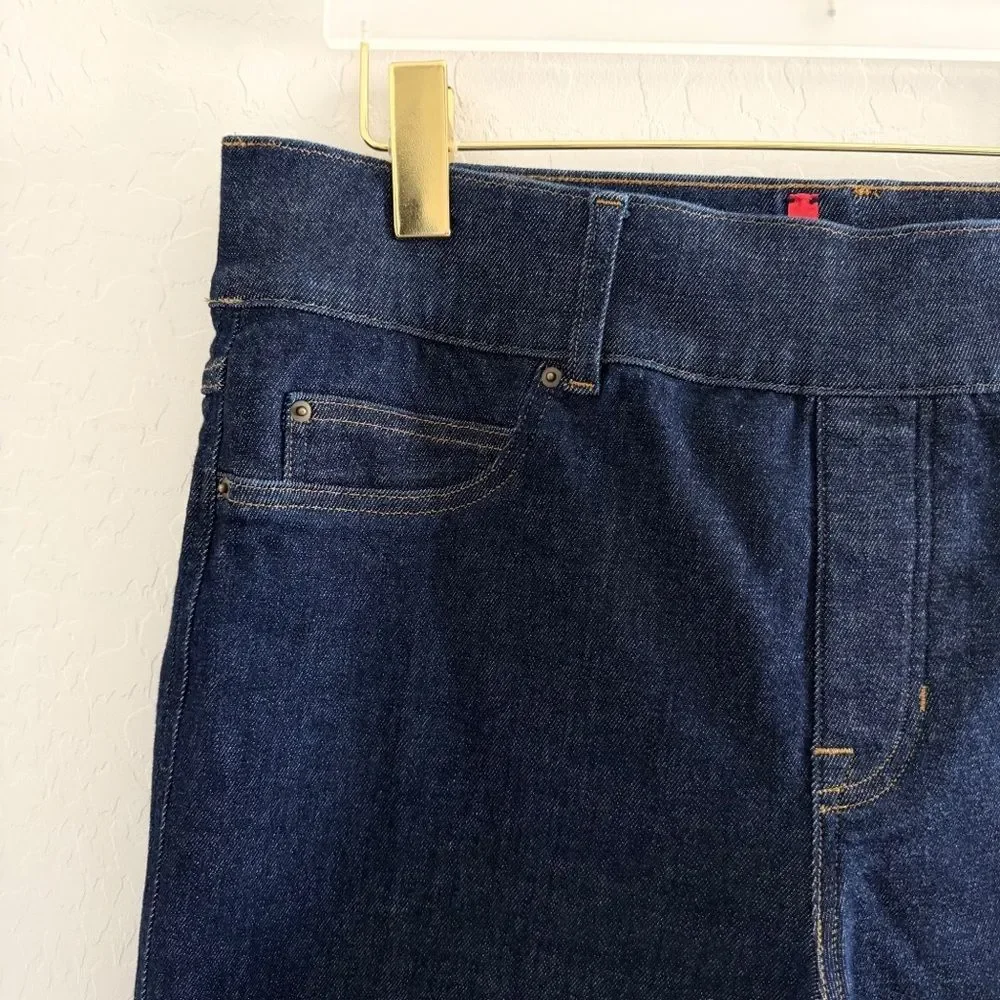 SPANX EveryWear Kick Flare Limited Edition Raw Indigo Dark Wash Jeans Size 1X